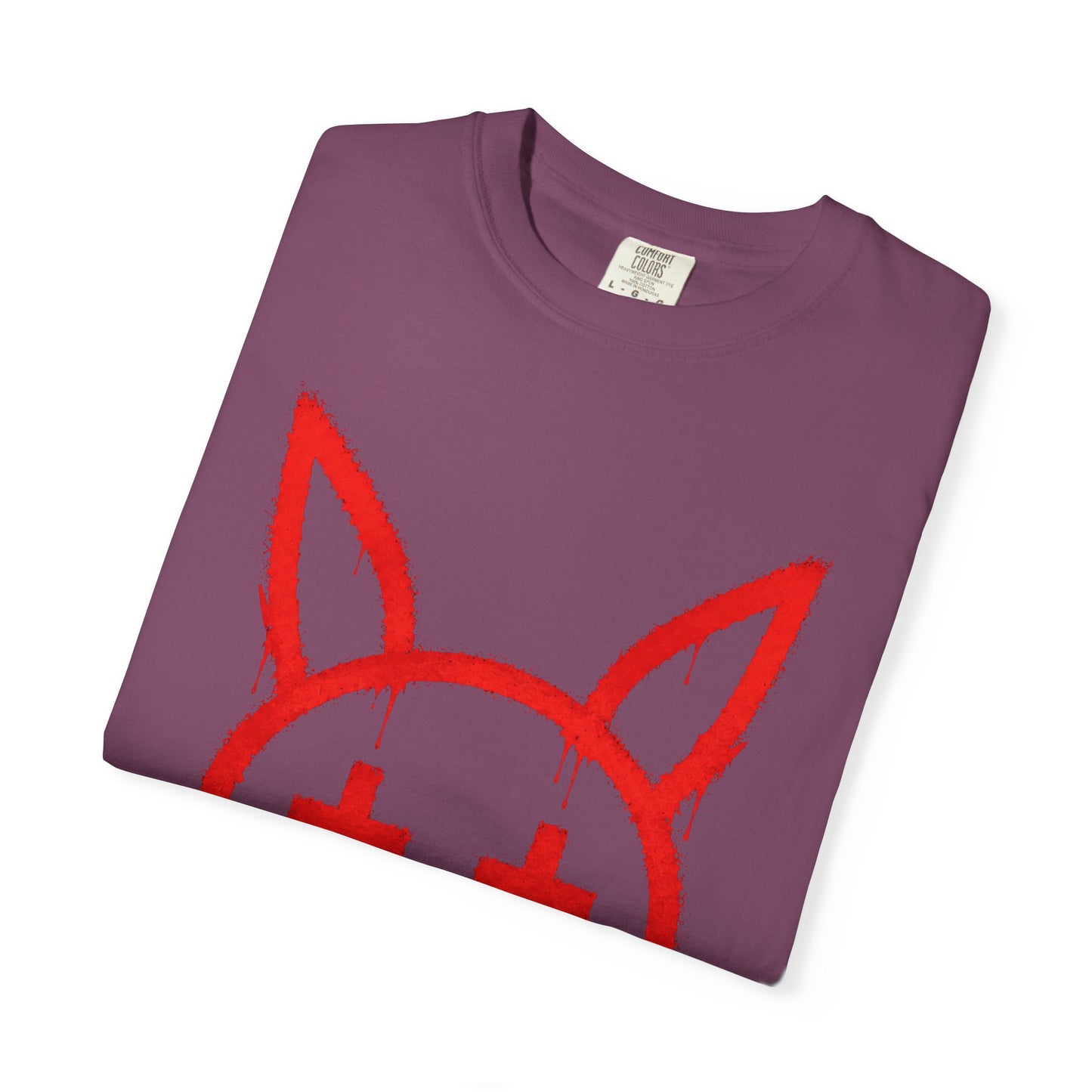 Metallic Souls Graffiti Bunny Heavyweight Streetwear T-Shirt