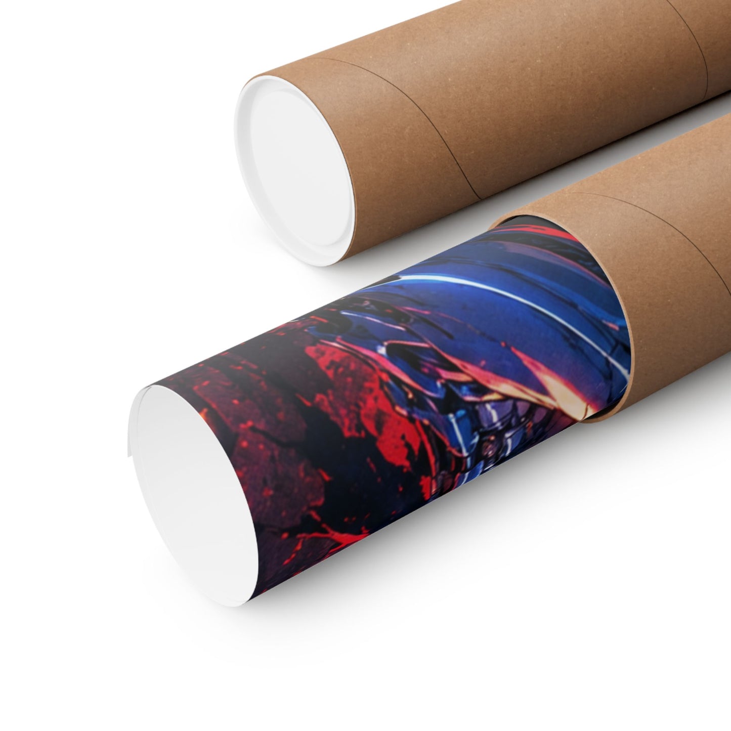 Metallic Souls Skull Poster — Gothic Anime Matte Vertical Wall Art