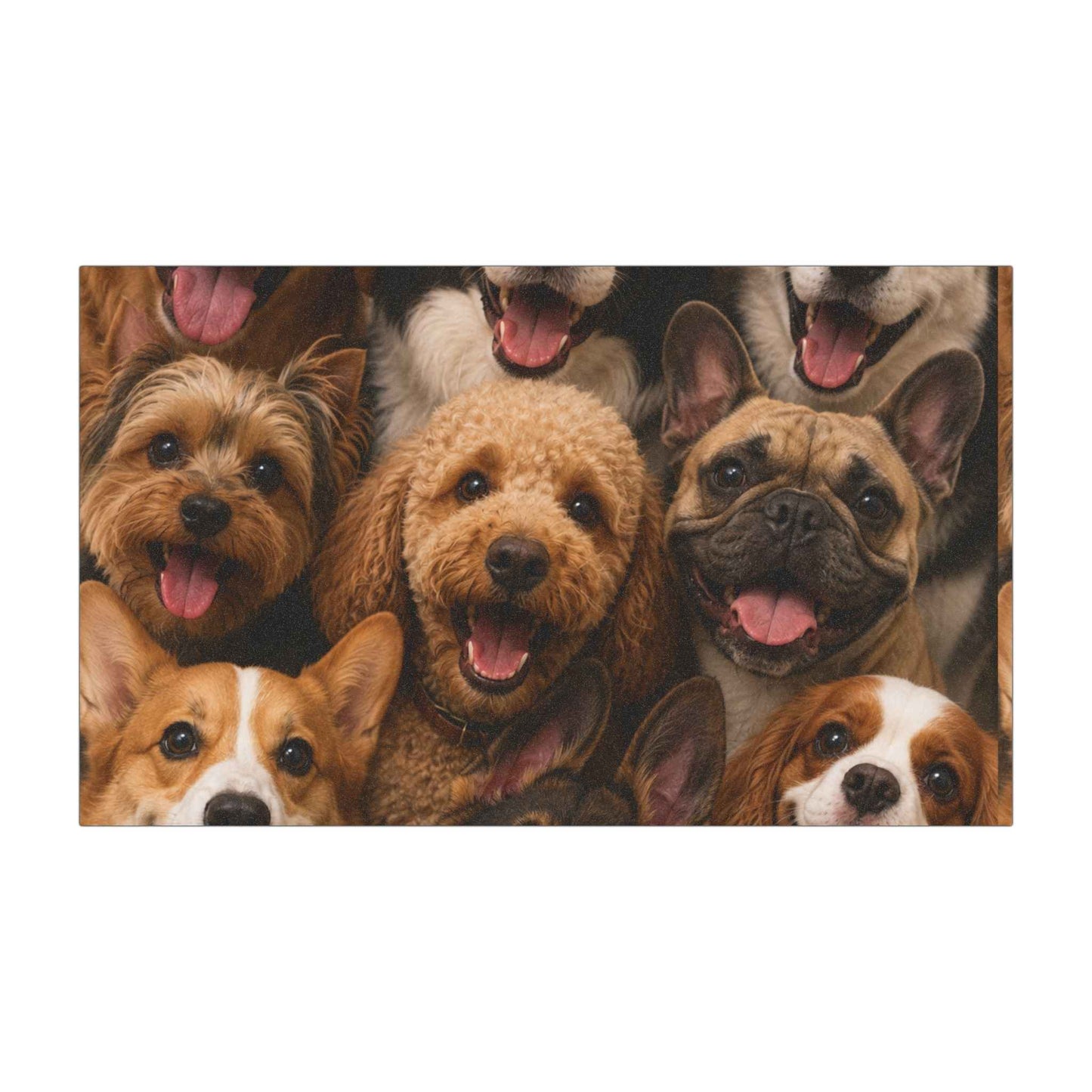 Dog Collage Car Magnet — Cute Smiling Dogs Vehicle Decor for Pet Lovers