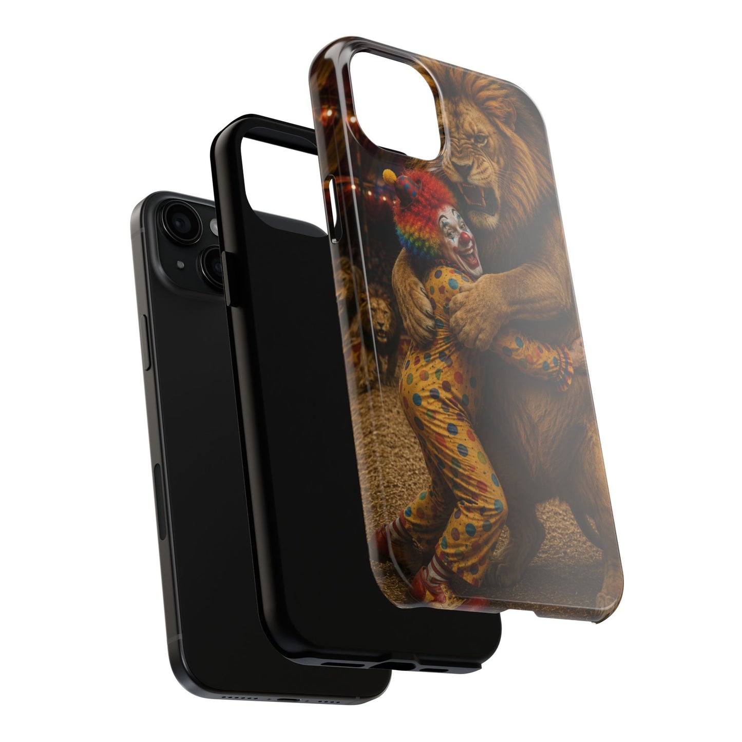 Phone Case — Lion Embrace Clown Tough Protective Case