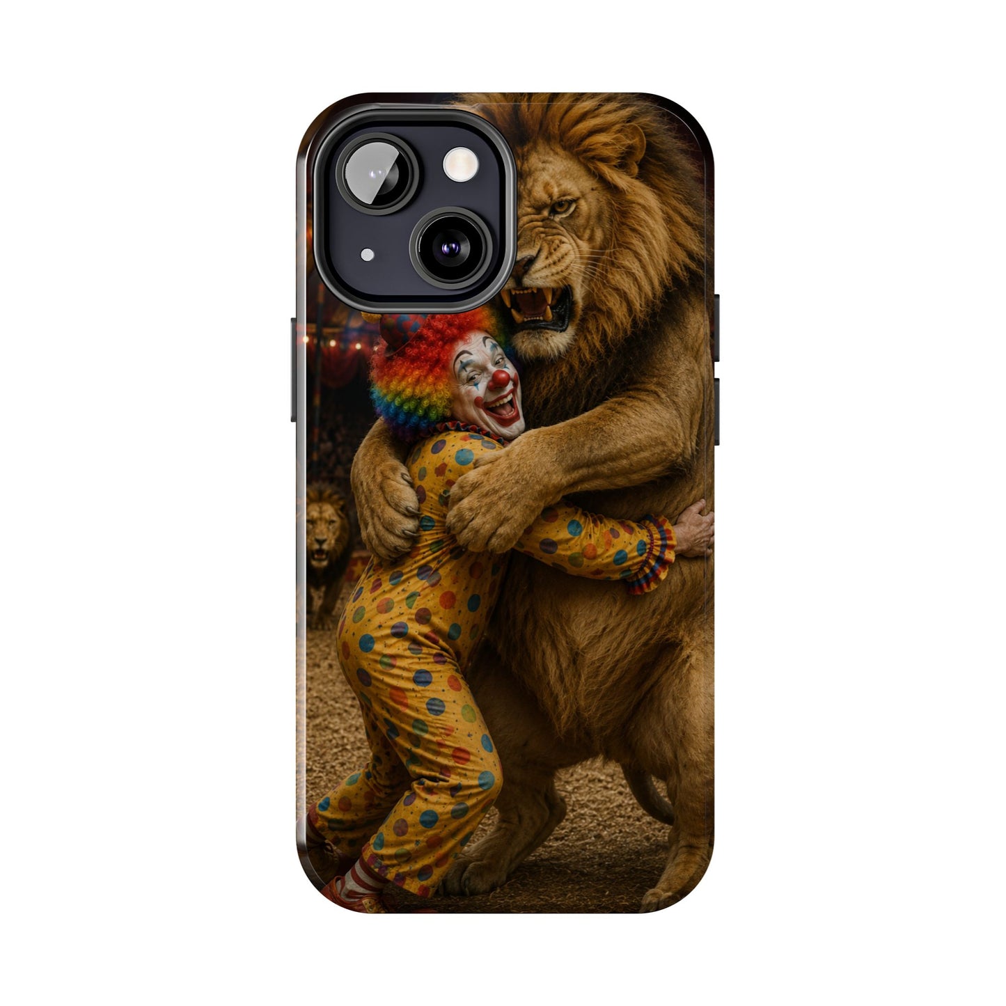 Phone Case — Lion Embrace Clown Tough Protective Case