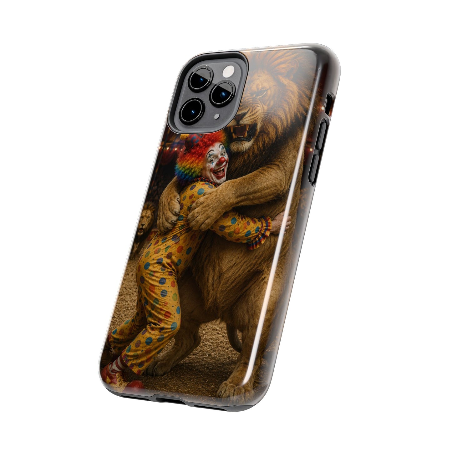 Phone Case — Lion Embrace Clown Tough Protective Case
