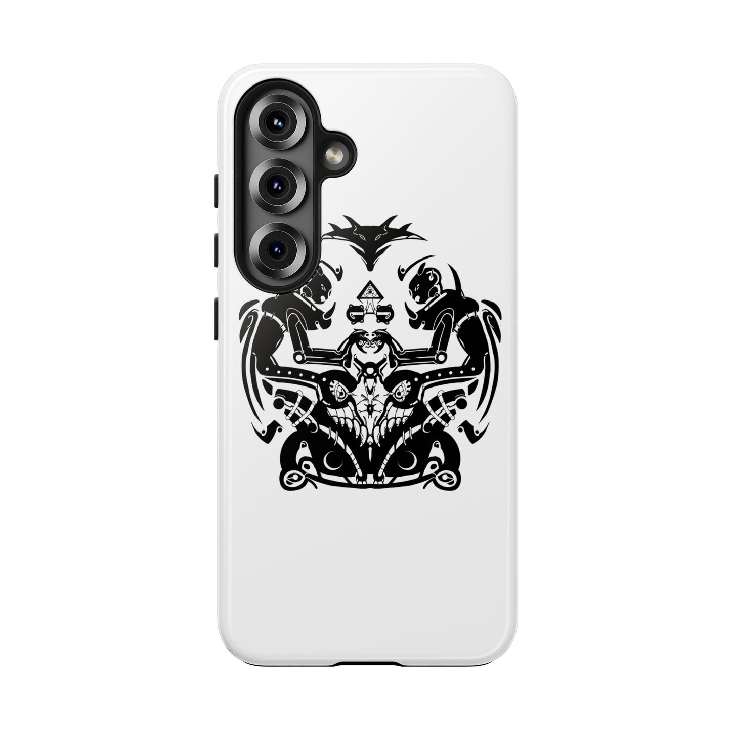 Viking Knotwork Tough Phone Case — Norse Warrior Tribal Design