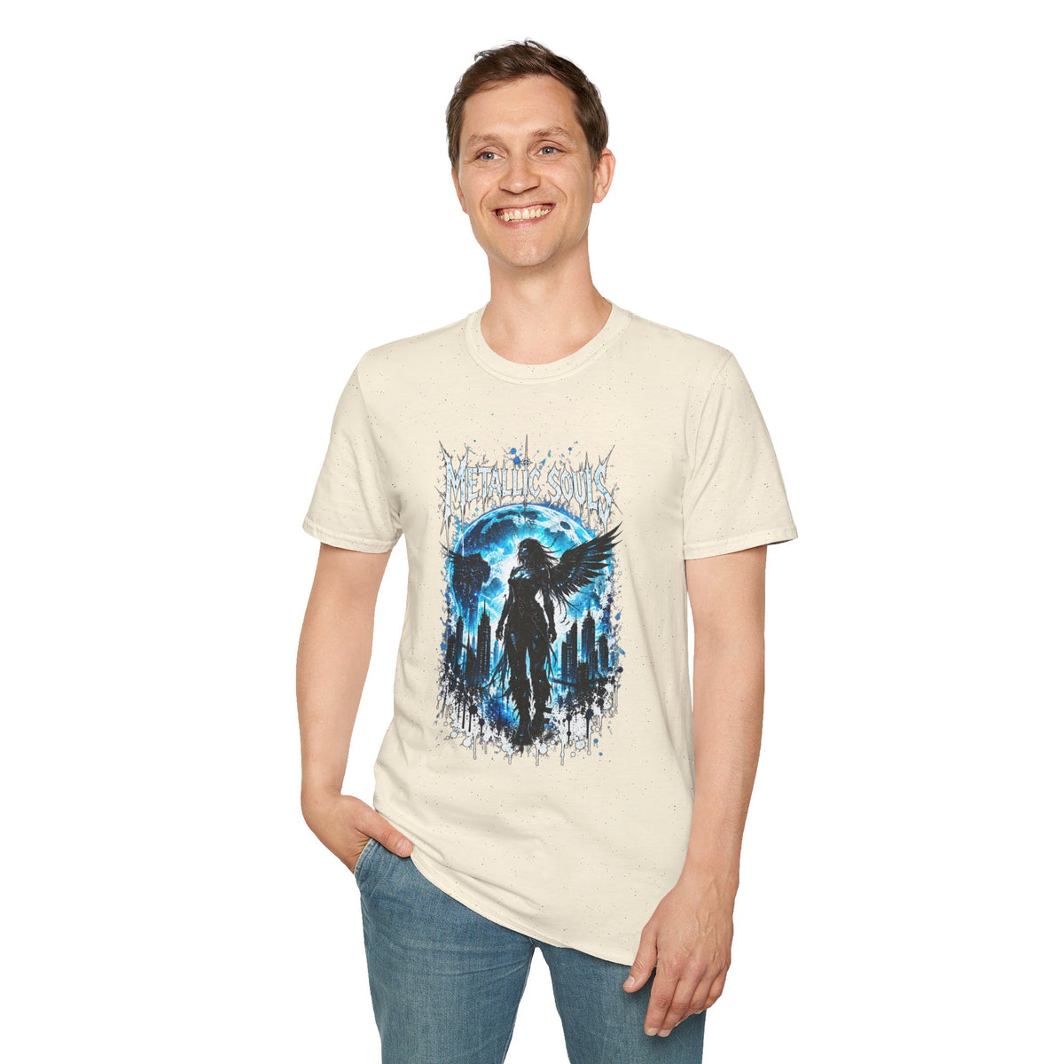 Mystical Blue Raven Forest T-Shirt