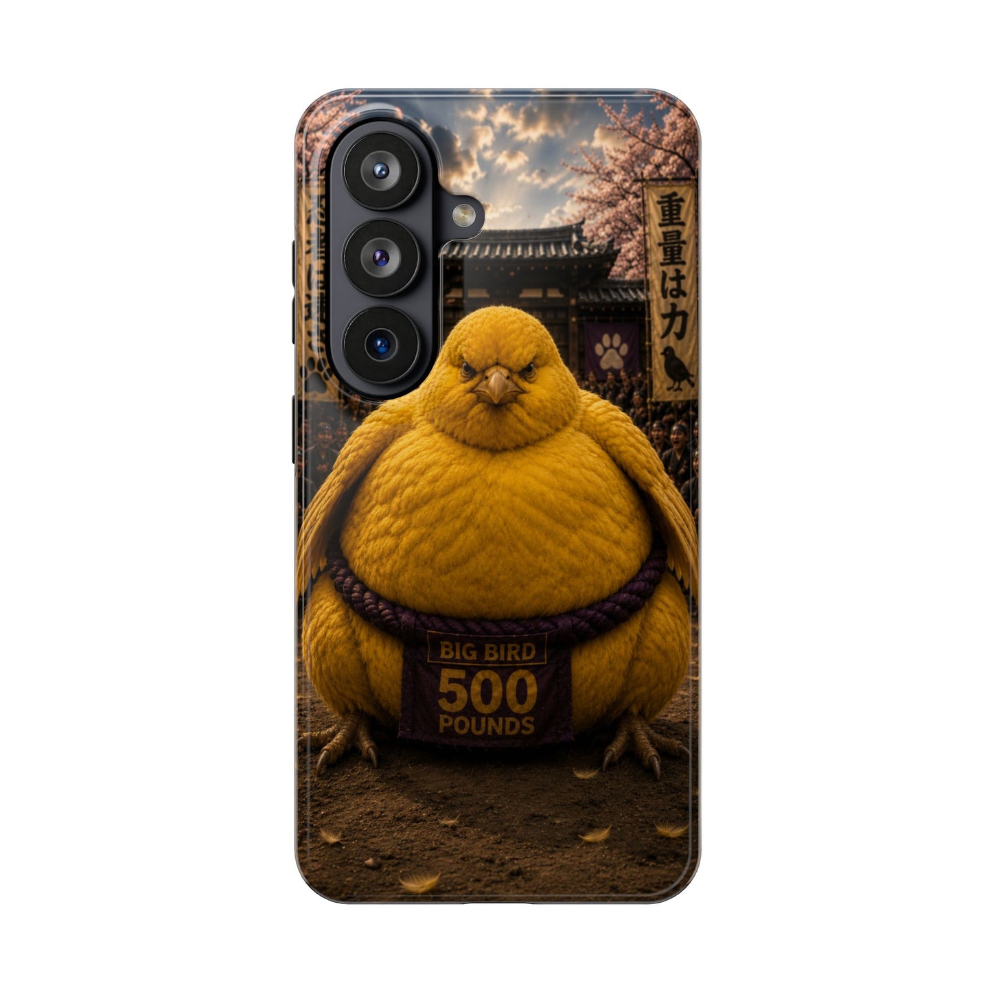 Big Bird Tough Phone Case - 500 Pounds Chubby Bird Protective Cover