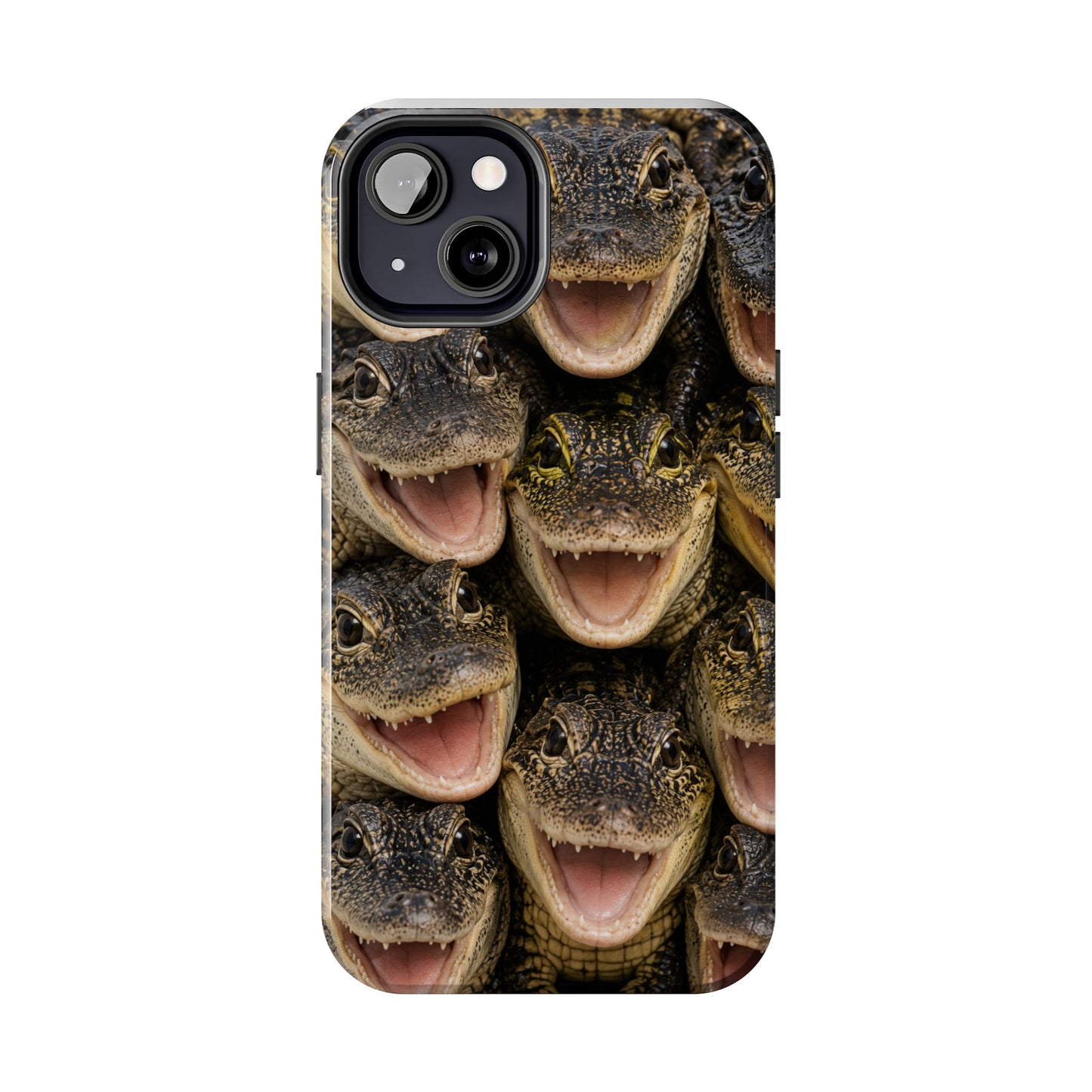 Alligator Smile Tough Phone Case — Funny Gator Print Protective Phone Cover
