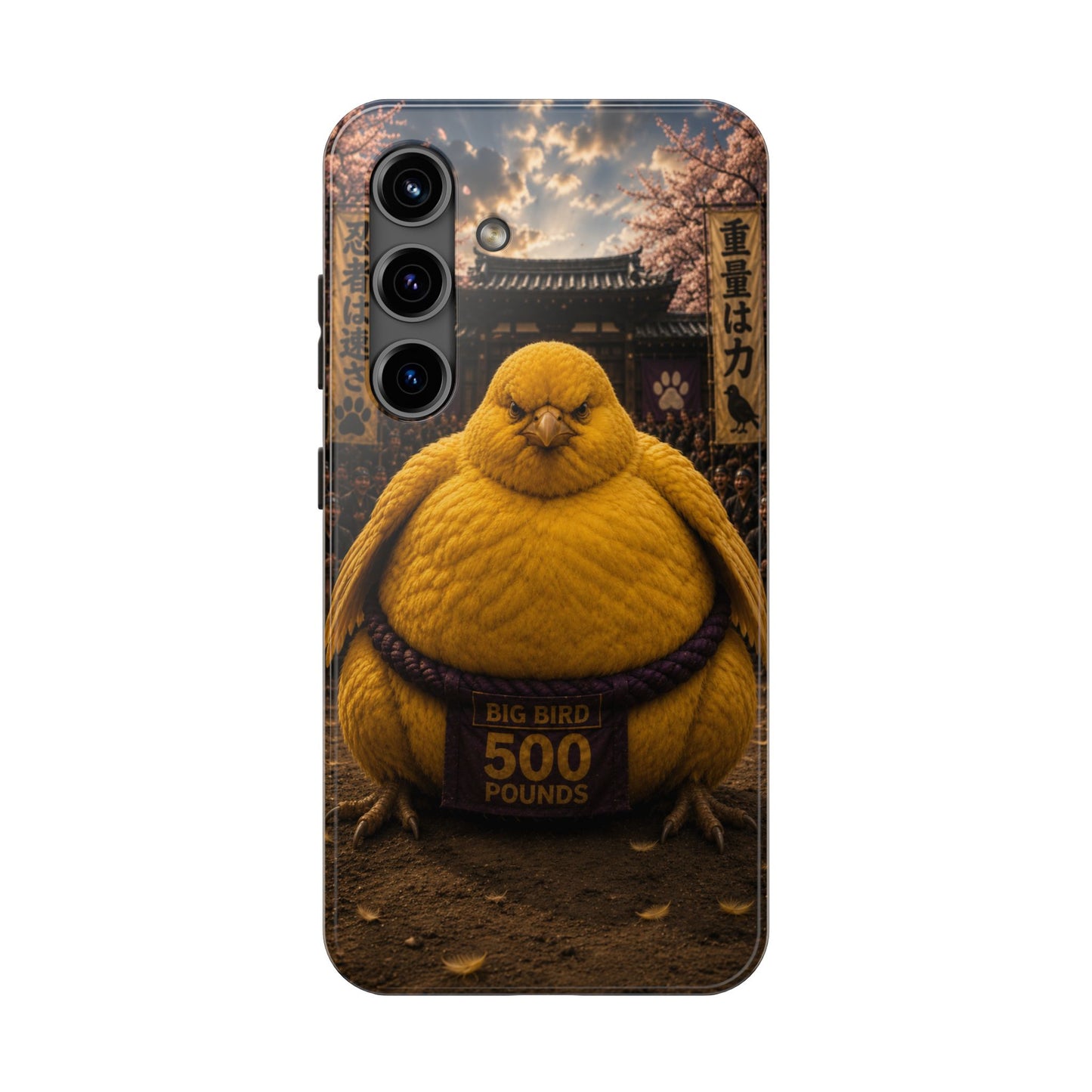Big Bird Tough Phone Case - 500 Pounds Chubby Bird Protective Cover