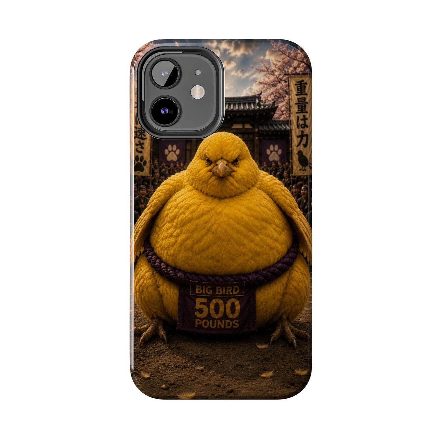 Big Bird Tough Phone Case - 500 Pounds Chubby Bird Protective Cover