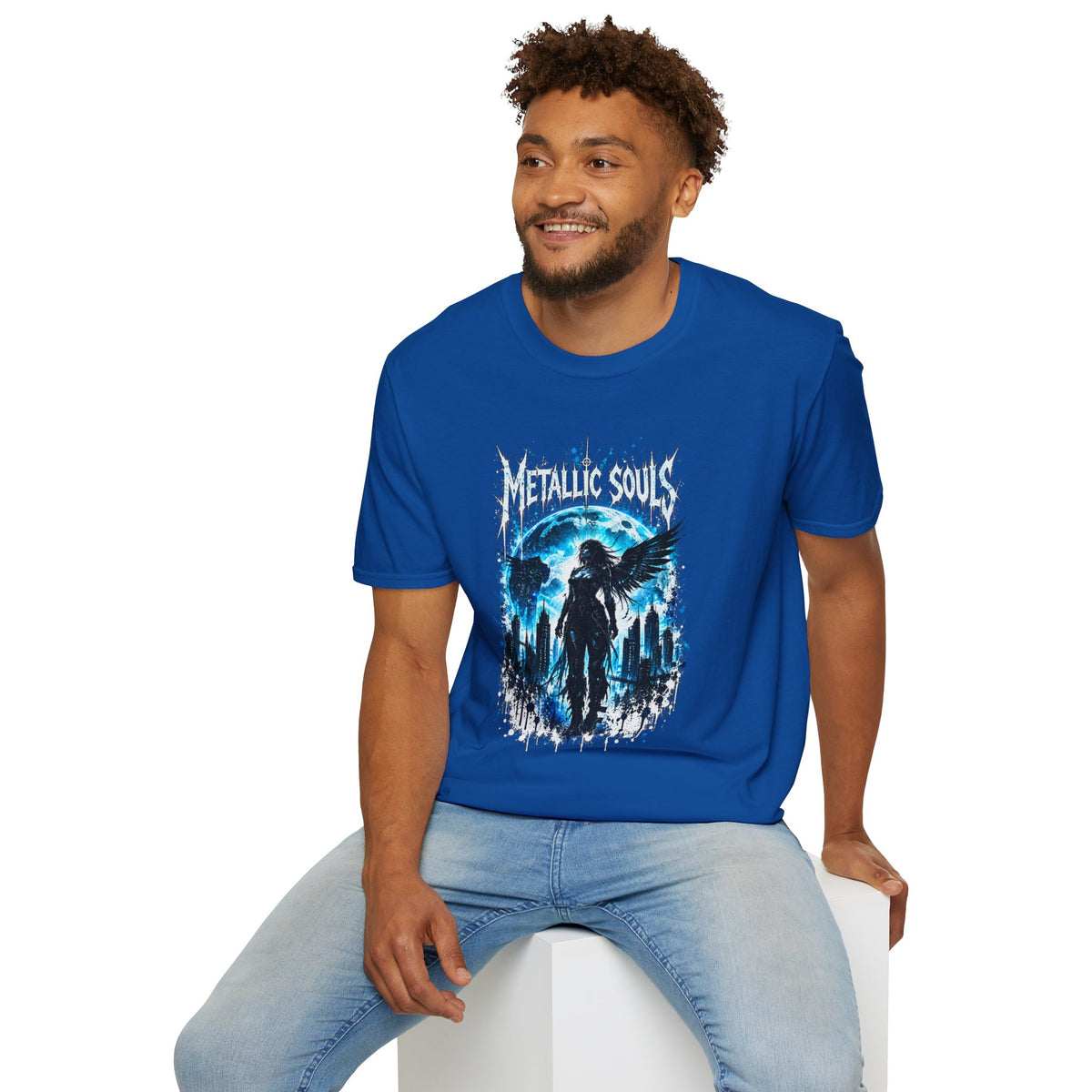 Mystical Blue Raven Forest T-Shirt