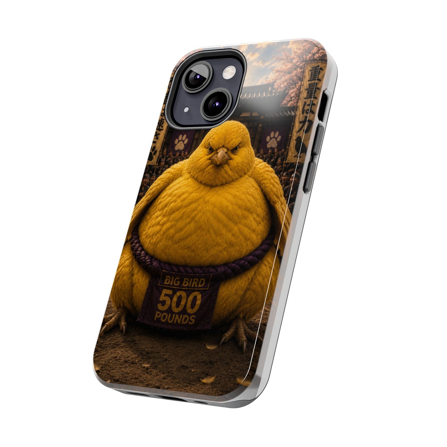 Big Bird Tough Phone Case - 500 Pounds Chubby Bird Protective Cover
