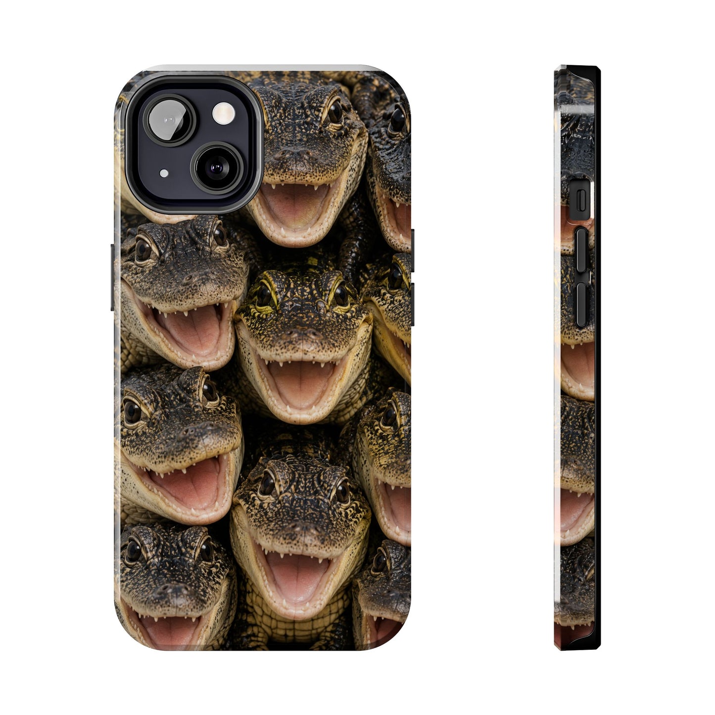Alligator Smile Tough Phone Case — Funny Gator Print Protective Phone Cover