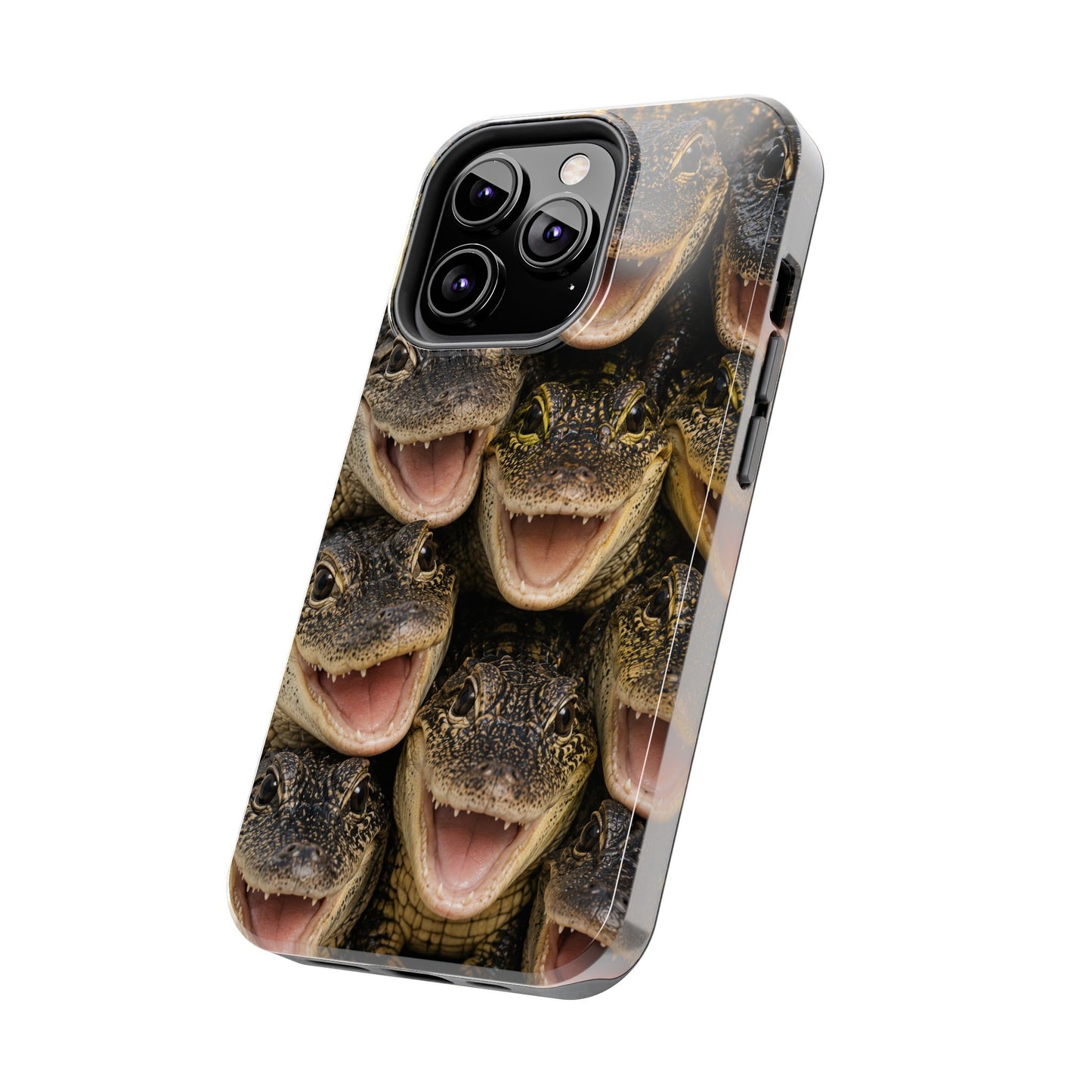 Alligator Smile Tough Phone Case — Funny Gator Print Protective Phone Cover