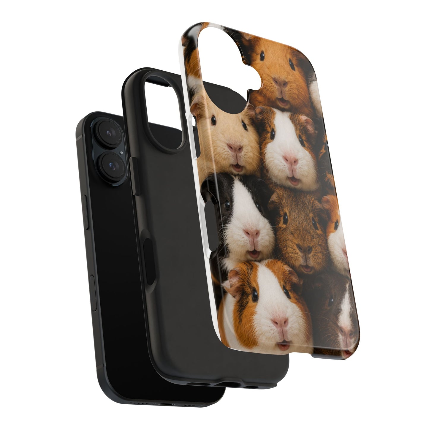 Guinea Pig Collage Tough Phone Case — Cute Small Pet Protective Phone Cover