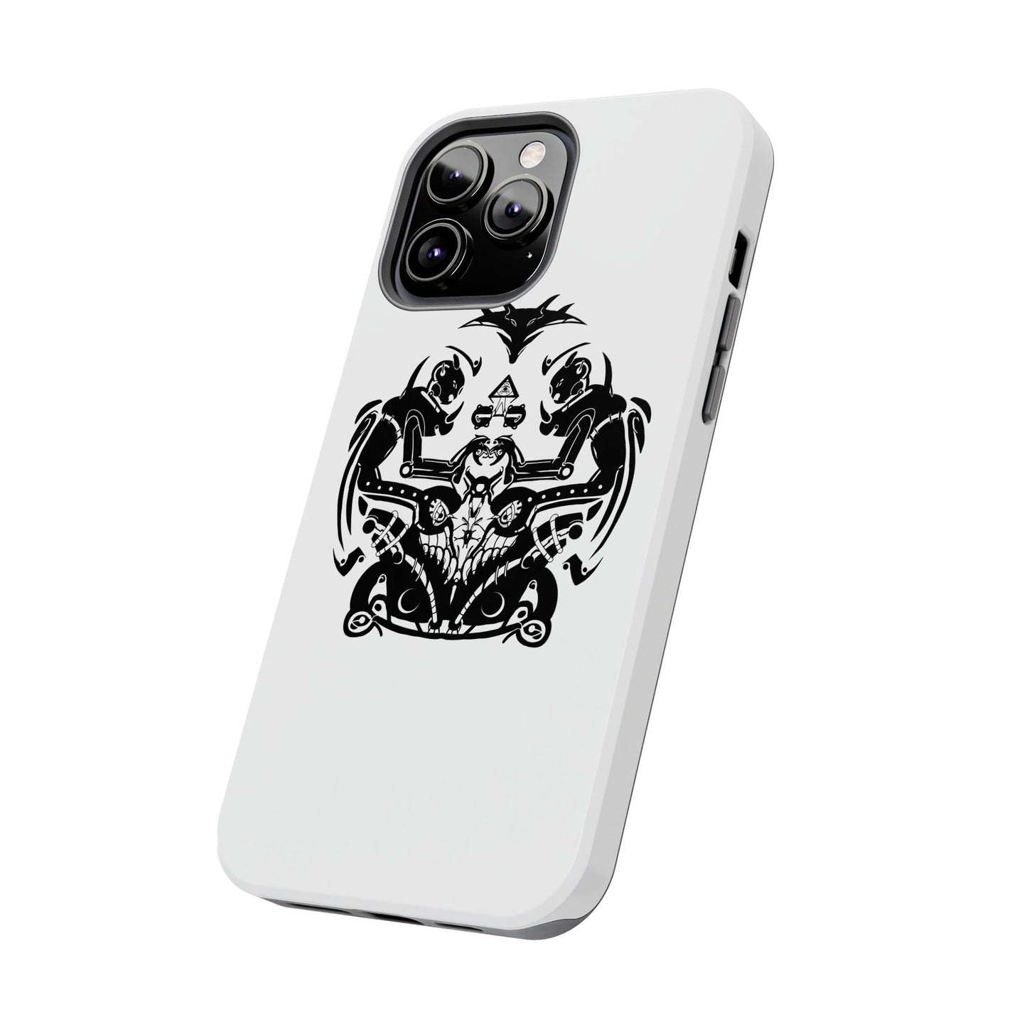 Viking Knotwork Tough Phone Case — Norse Warrior Tribal Design