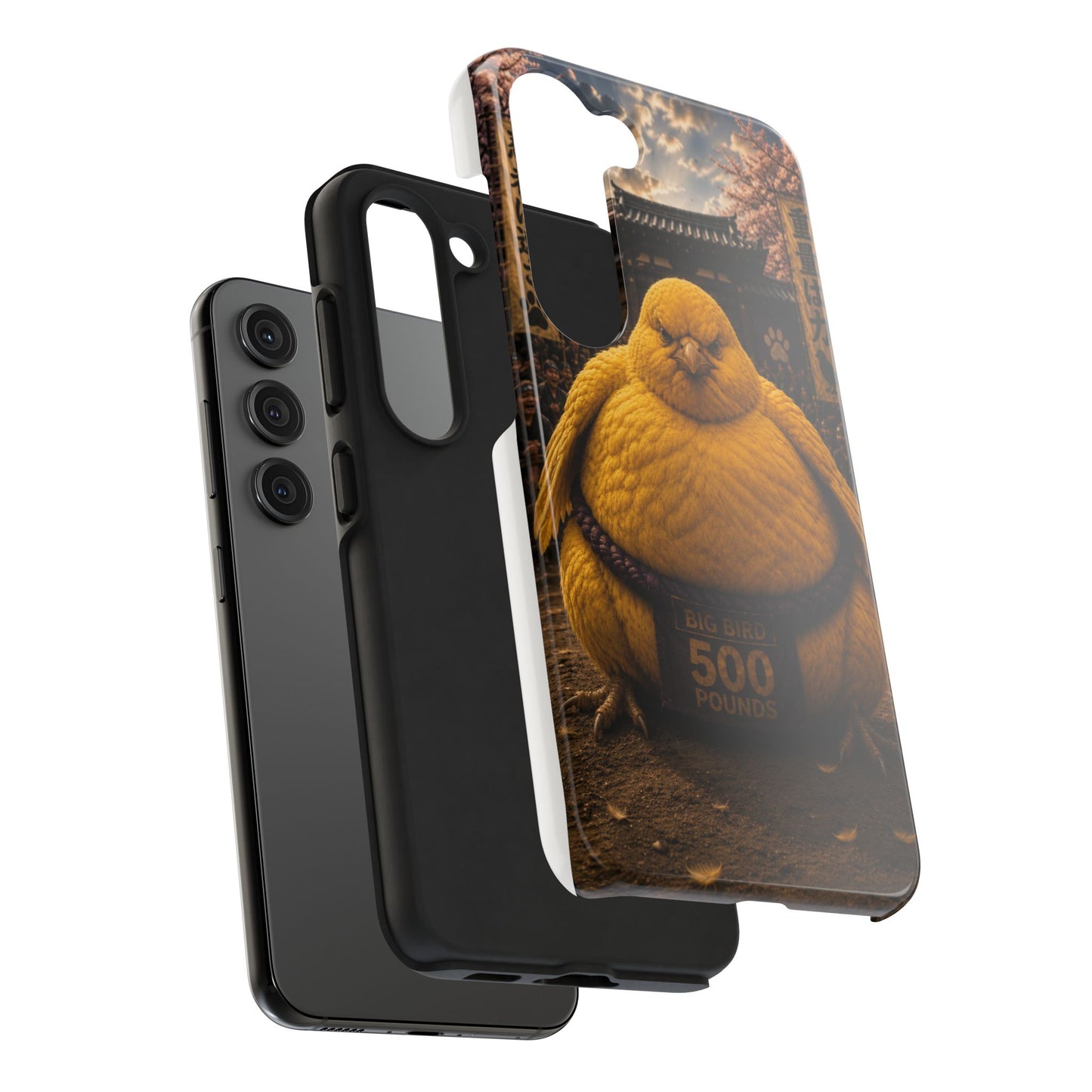 Big Bird Tough Phone Case - 500 Pounds Chubby Bird Protective Cover