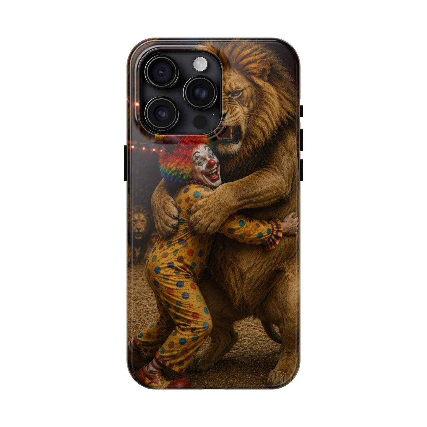 Phone Case — Lion Embrace Clown Tough Protective Case