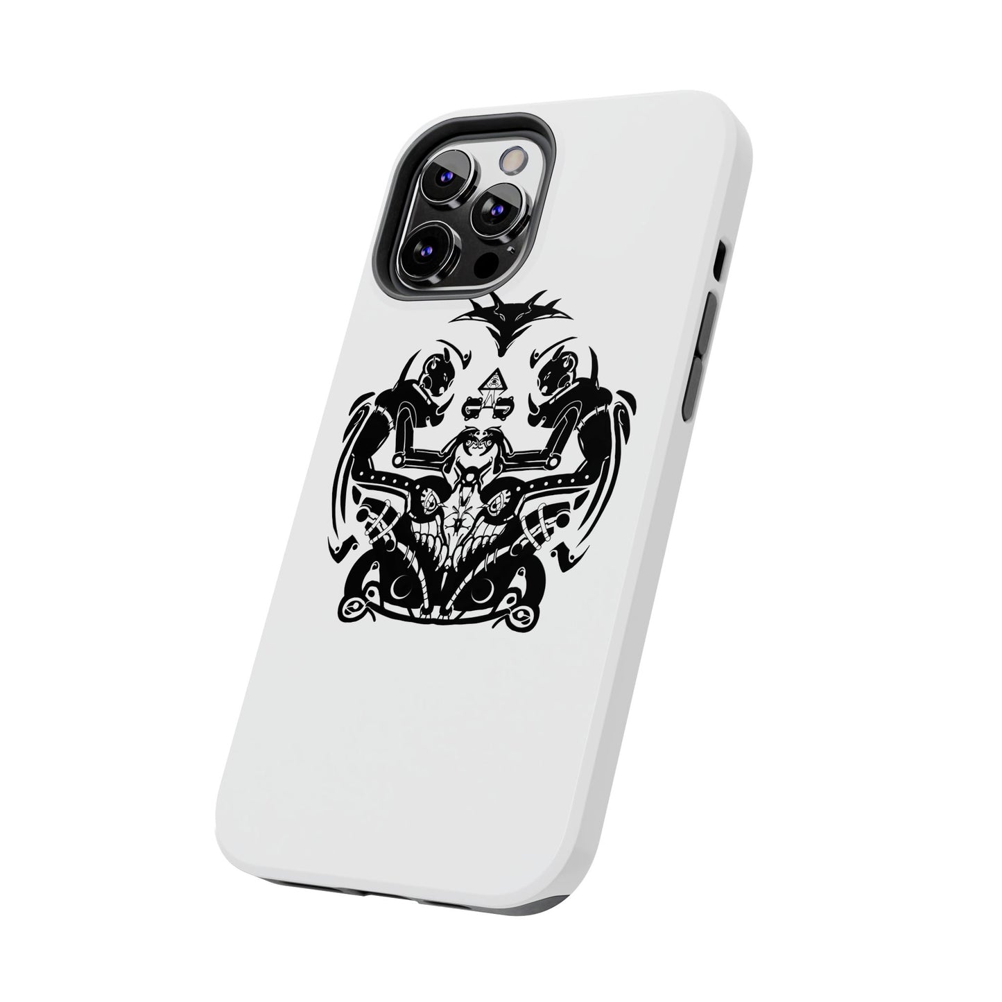 Viking Knotwork Tough Phone Case — Norse Warrior Tribal Design