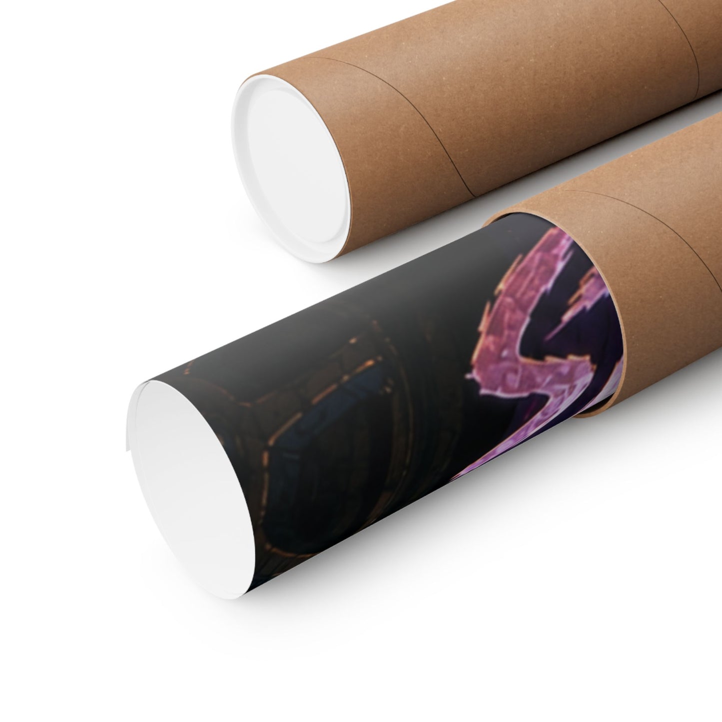 Metallic Souls Anime Poster — "Metallic Souls" Matte Vertical Art Print