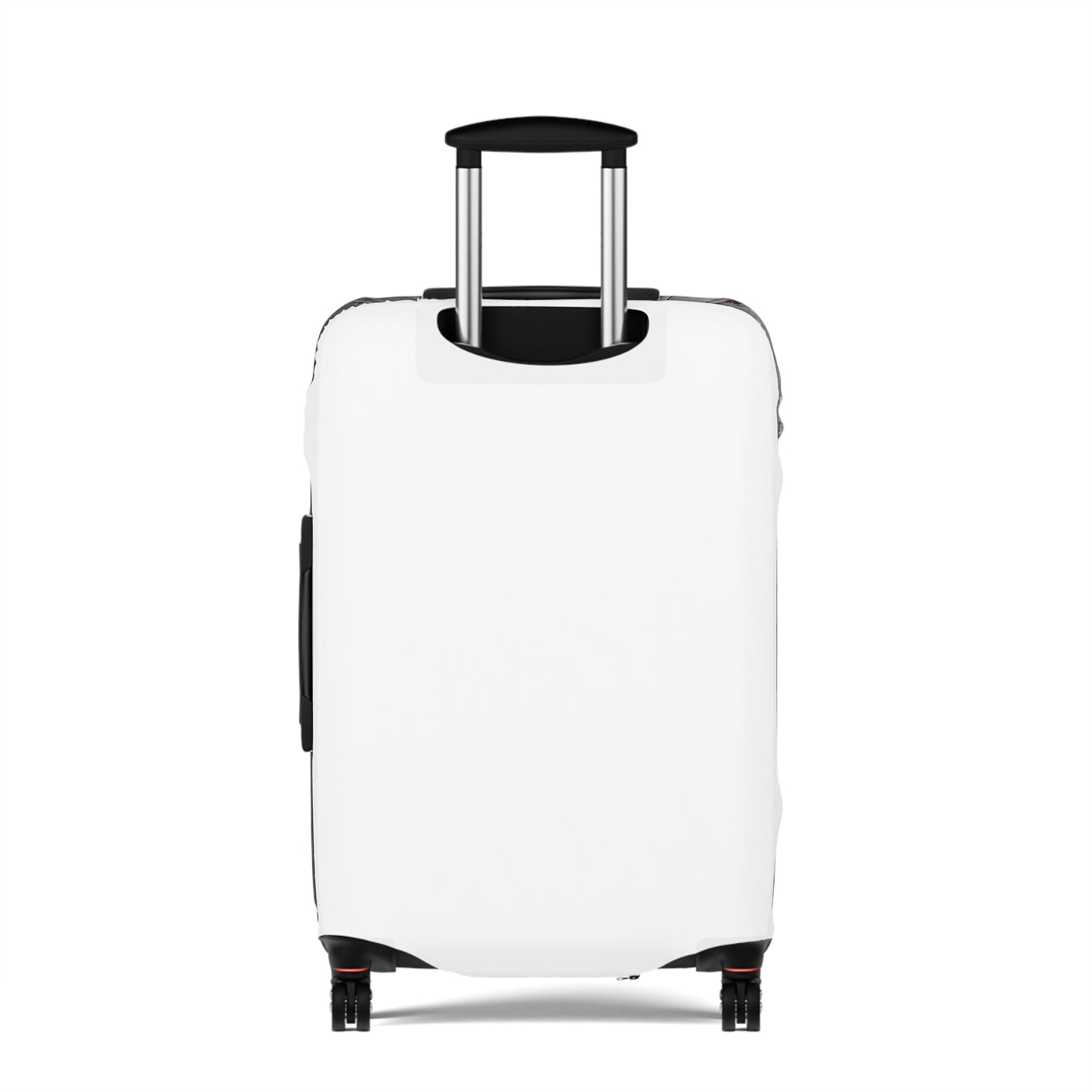 Skull Luggage Cover — Red-Eye Gothic Suitcase Protector