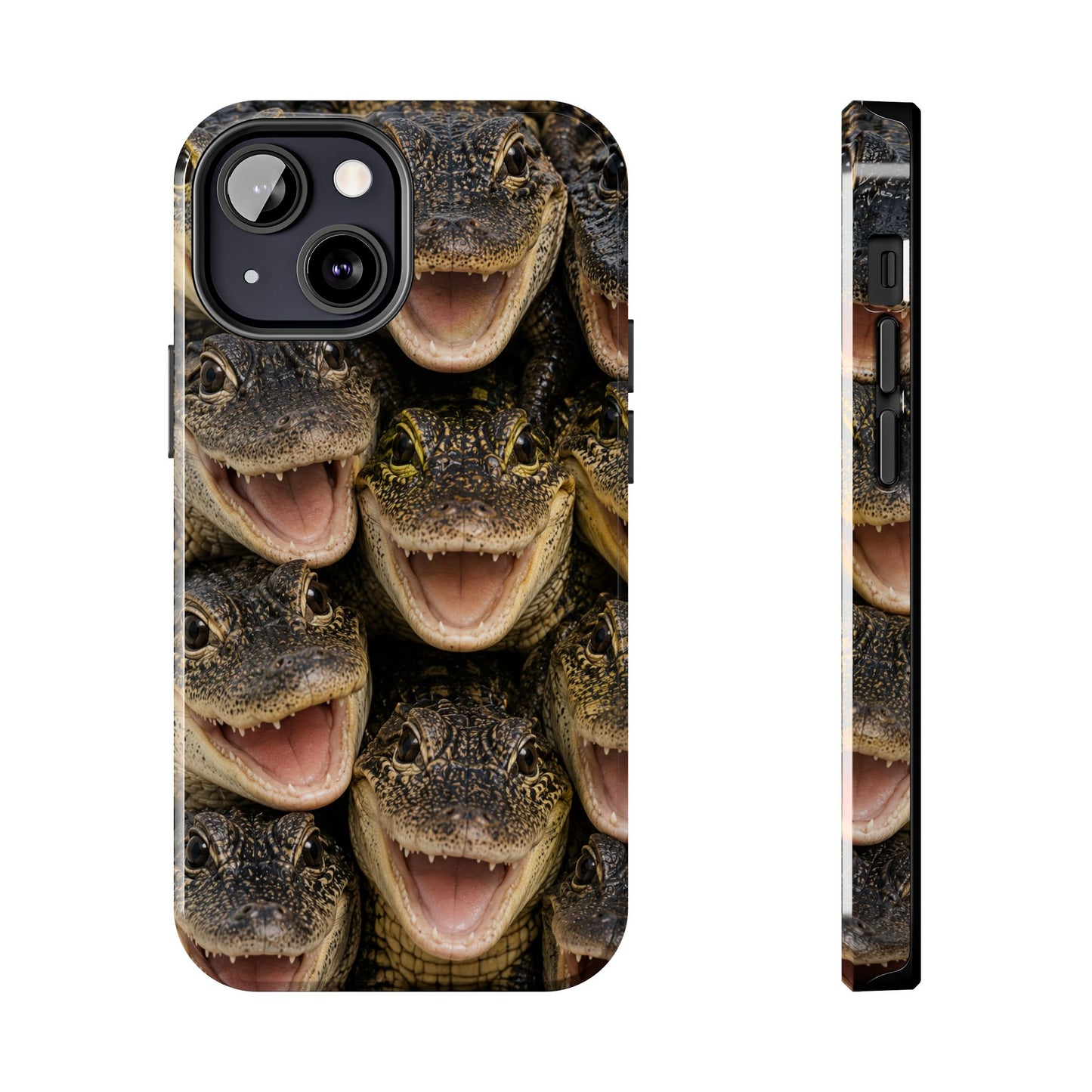 Alligator Smile Tough Phone Case — Funny Gator Print Protective Phone Cover