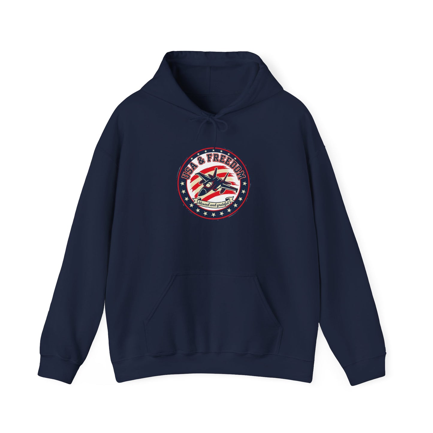 Faith & Freedom Patriotic Hoodie | vintage Americana, July 4th