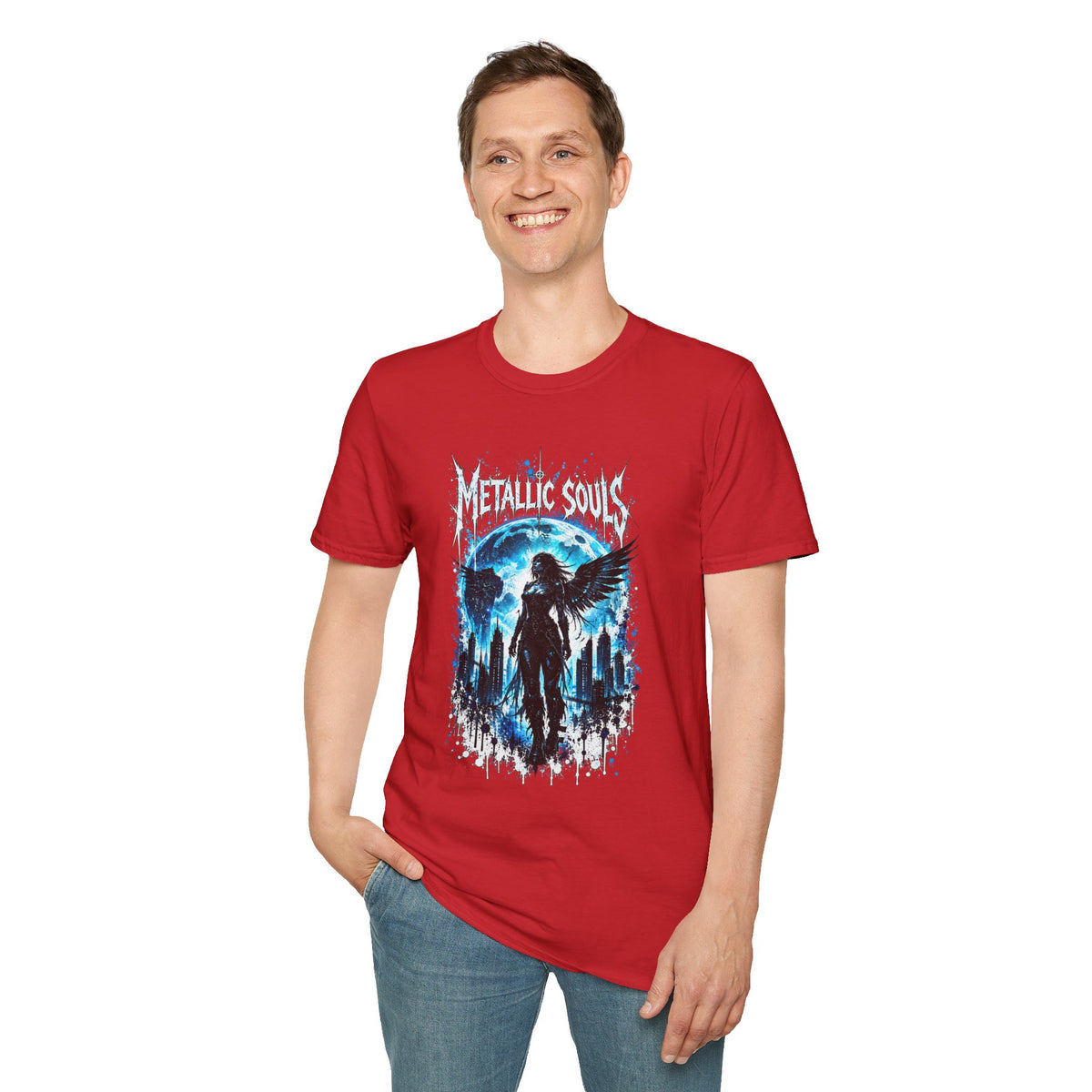 Mystical Blue Raven Forest T-Shirt