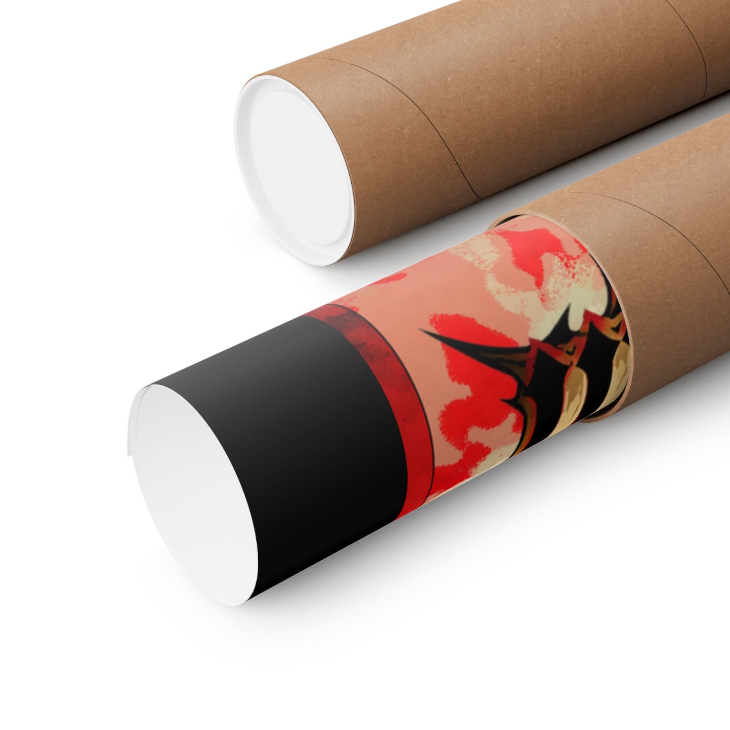 Samurai Wrath Poster — 'Wrath of the Ronin' Matte Vertical Art Print
