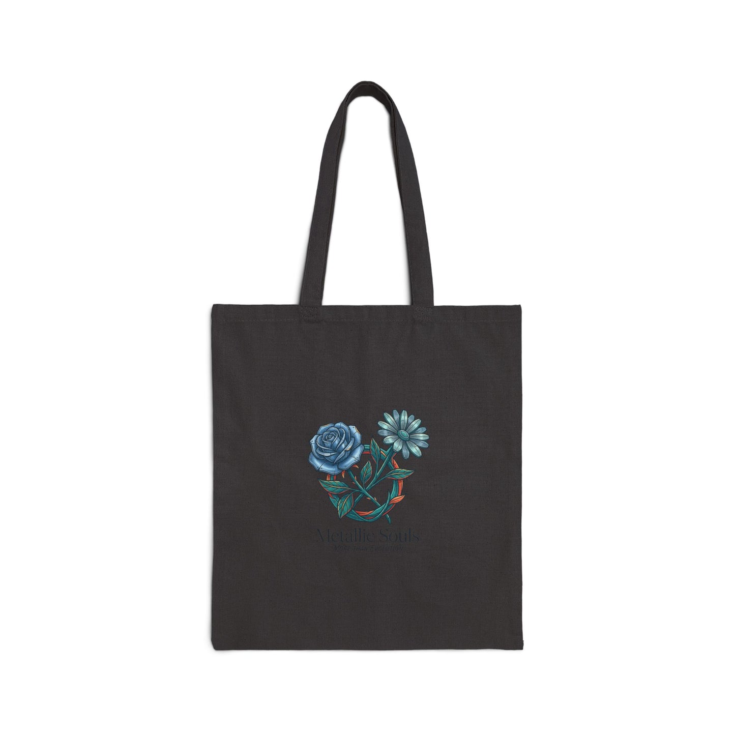 Birth Month Flower Tote, botanical watercolor, personalized name