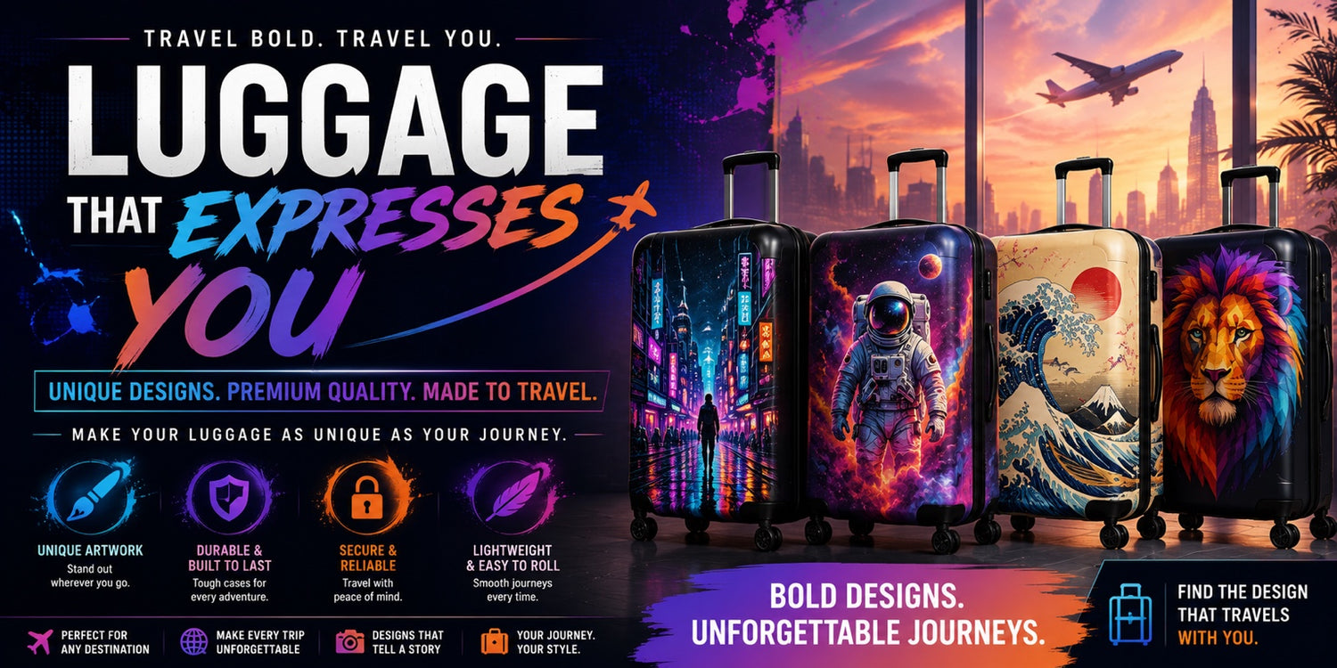 Luggage that expresses you promotional slide